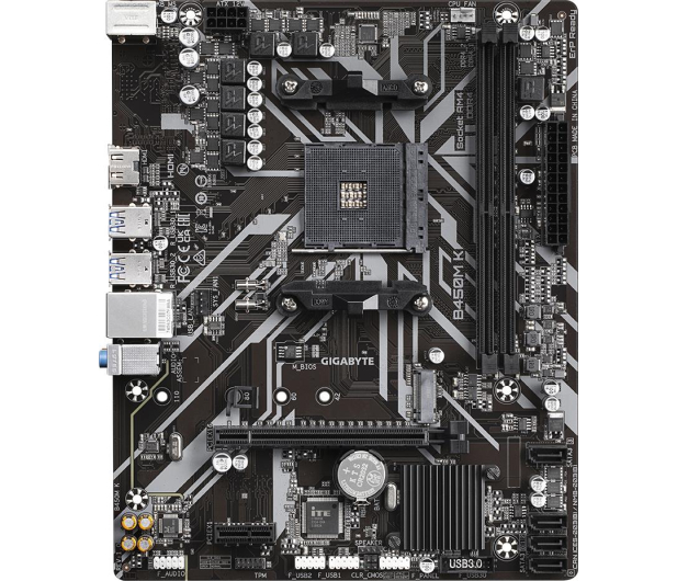 GIGABYTE Płyta główna Gigabyte B450M K - 1102505 - zdjęcie 3